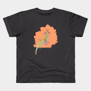 Desert Colors - Lizard Illustration Kids T-Shirt